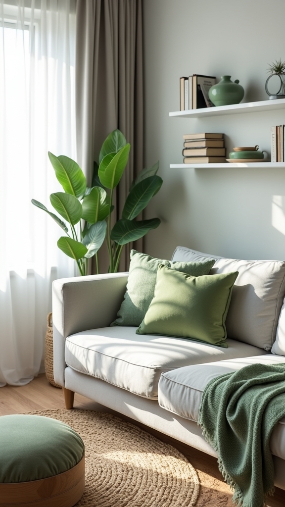 muted greens and tranquility