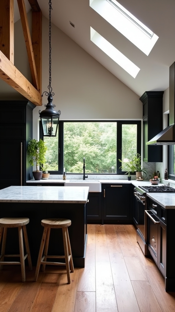 natural light enhances kitchens