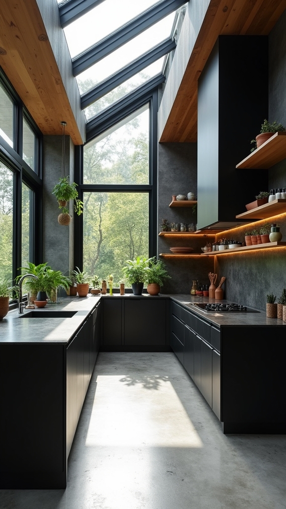 natural light kitchen balance