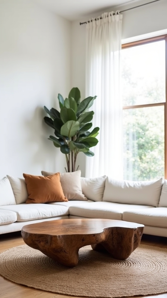 natural statement coffee table
