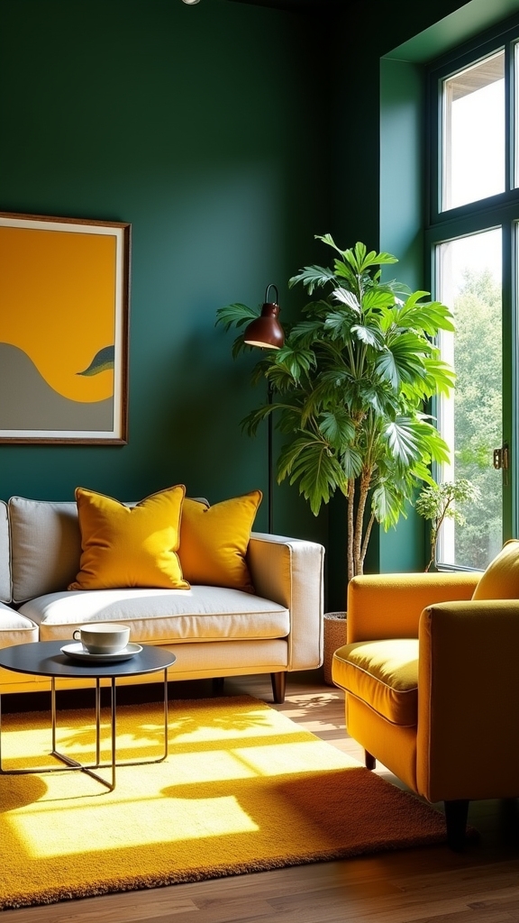 natural textures vibrant accents