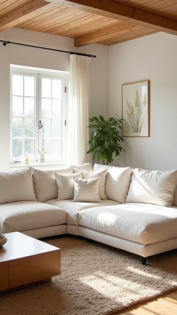 natural wood and white