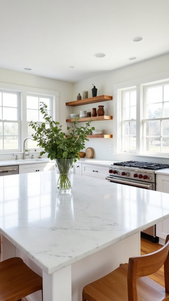 natural wood kitchen accents