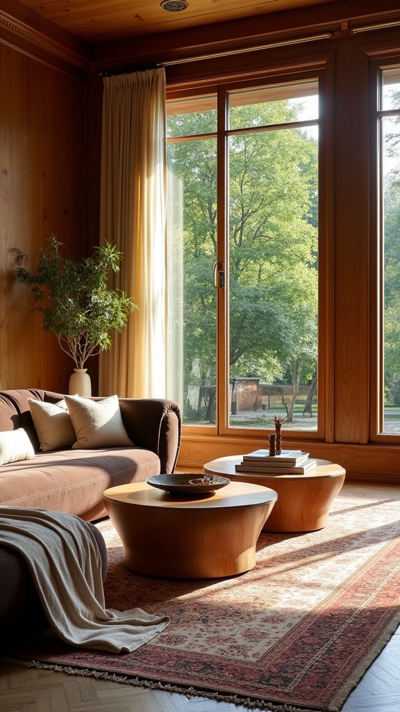 natural wood tranquility style