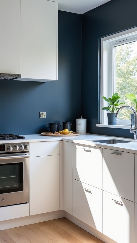 navy blue enhances sophistication