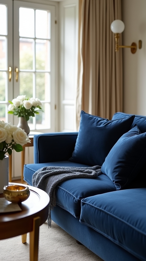 navy blue textile layering