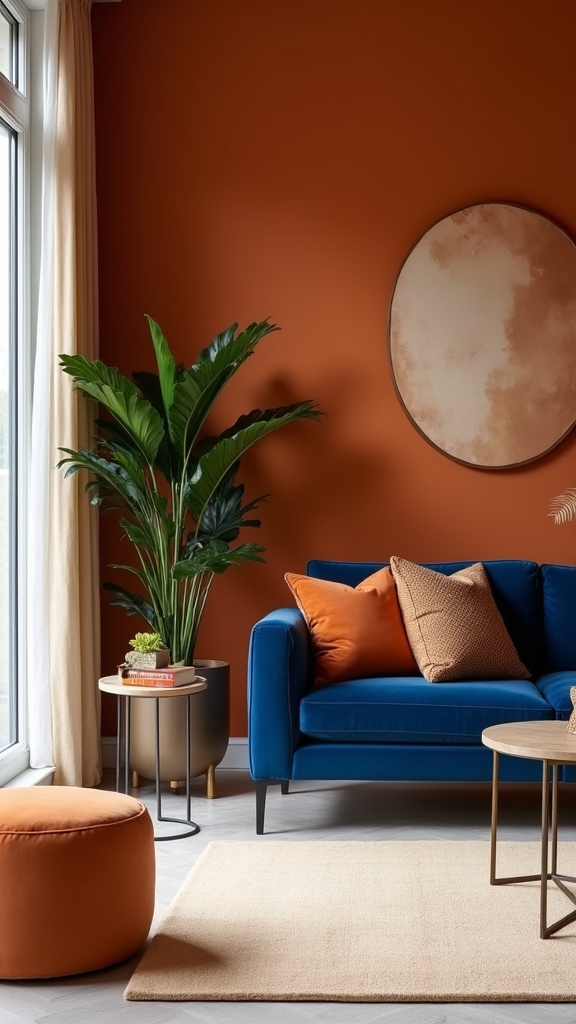 neutral furniture balances bold hues