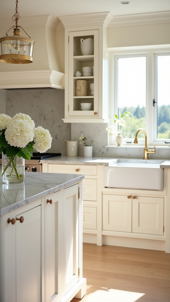 neutral tones enhance kitchens