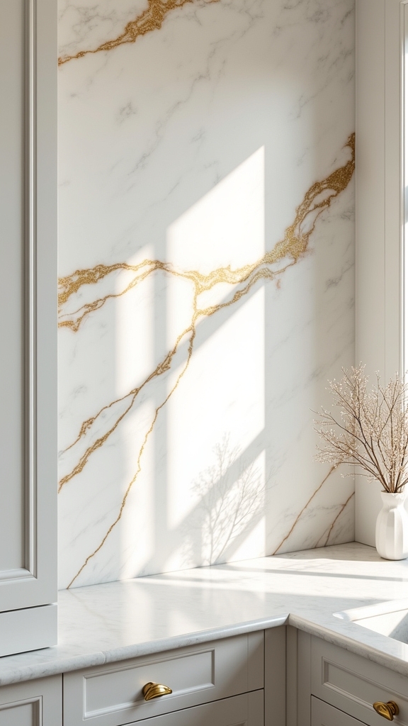 opulent gold veined elegance