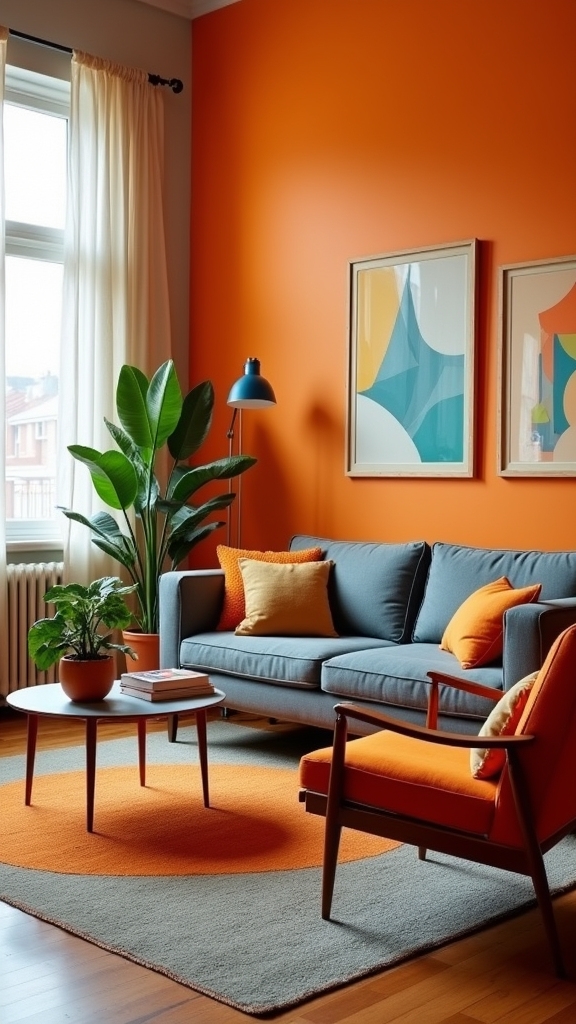 orange and gray harmony