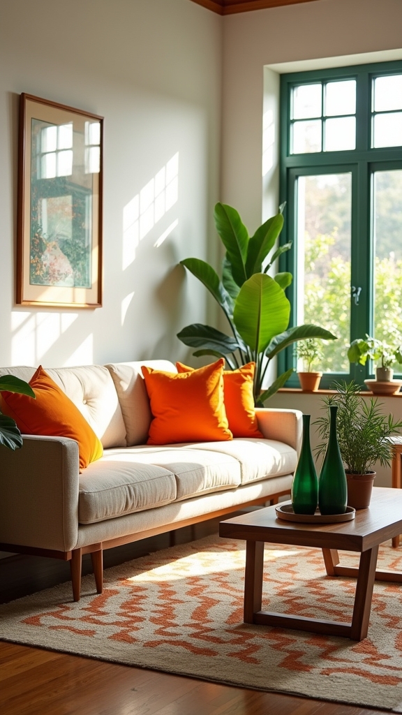 orange and green harmony