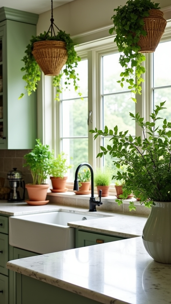organic botanical kitchen accents