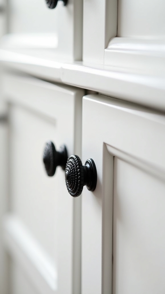 ornate brass kitchen knobs