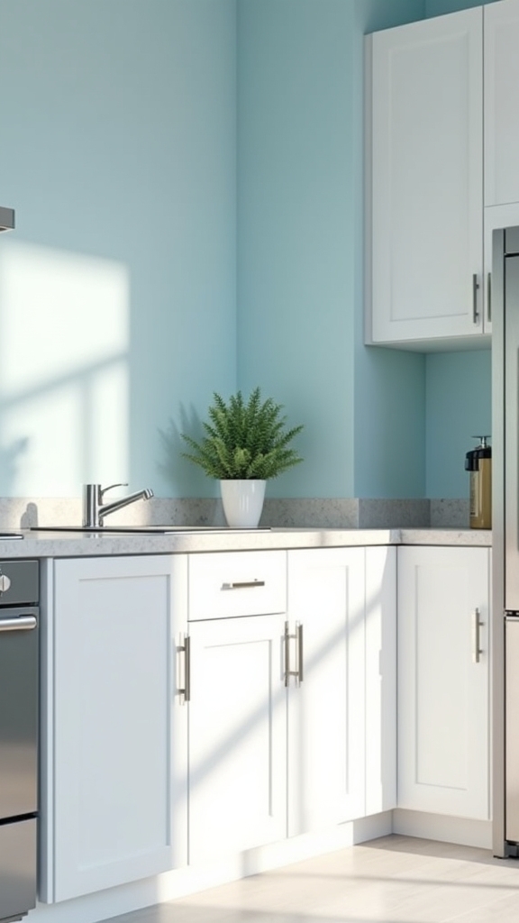 pale blue promotes tranquility