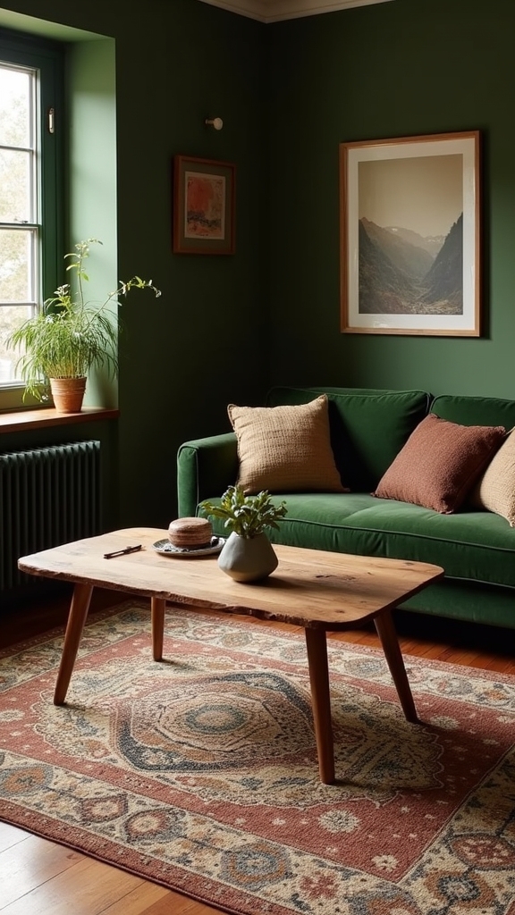 patterned rugs for cohesion
