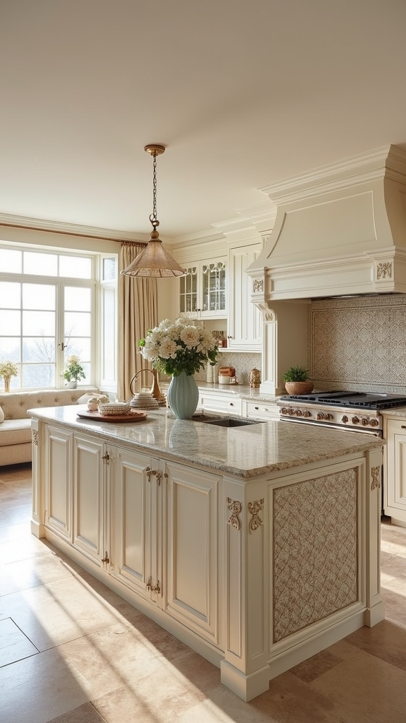 patterned tiles enhance elegance