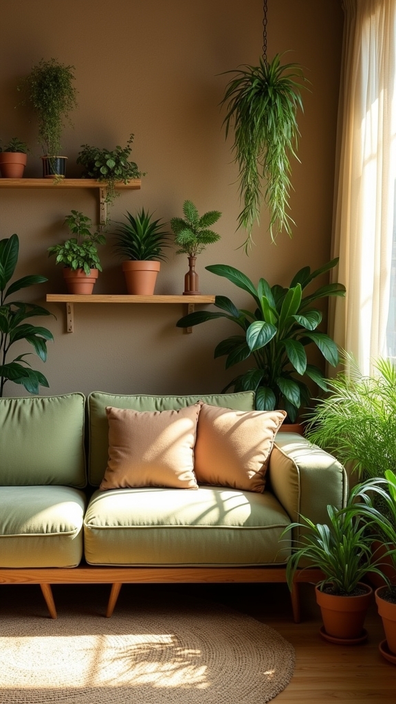 potted plants enhance decor