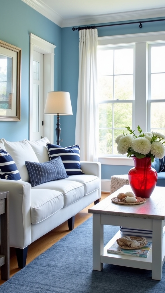 red accents energize interiors