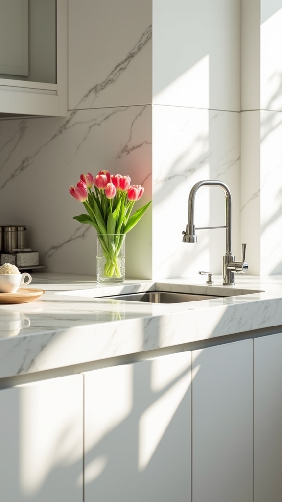 reflective surfaces enhance brightness