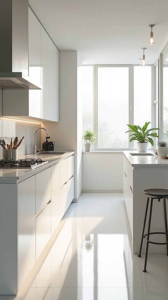 reflective surfaces enhance brightness