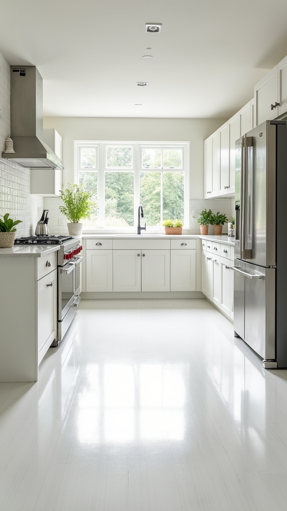 resilient stain resistant kitchen flooring