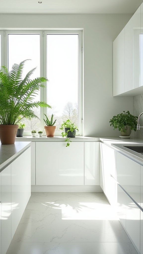 revitalize kitchen with greenery