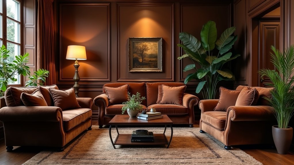 rich and inviting furniture