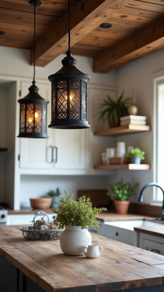 rustic elegance in lighting