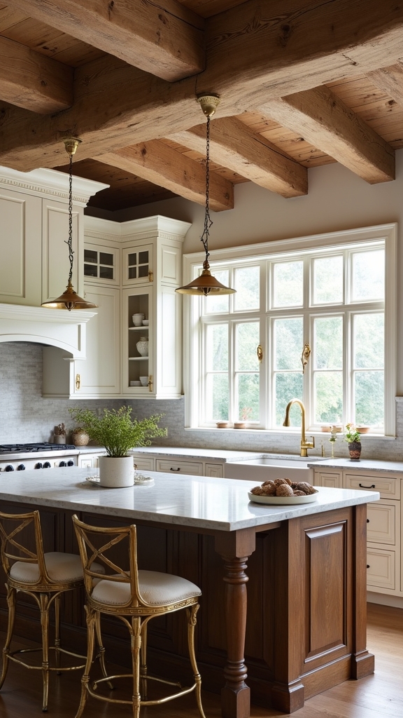 rustic elegance through contrasts