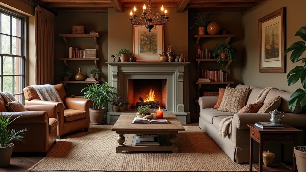 rustic relaxed brown aesthetics