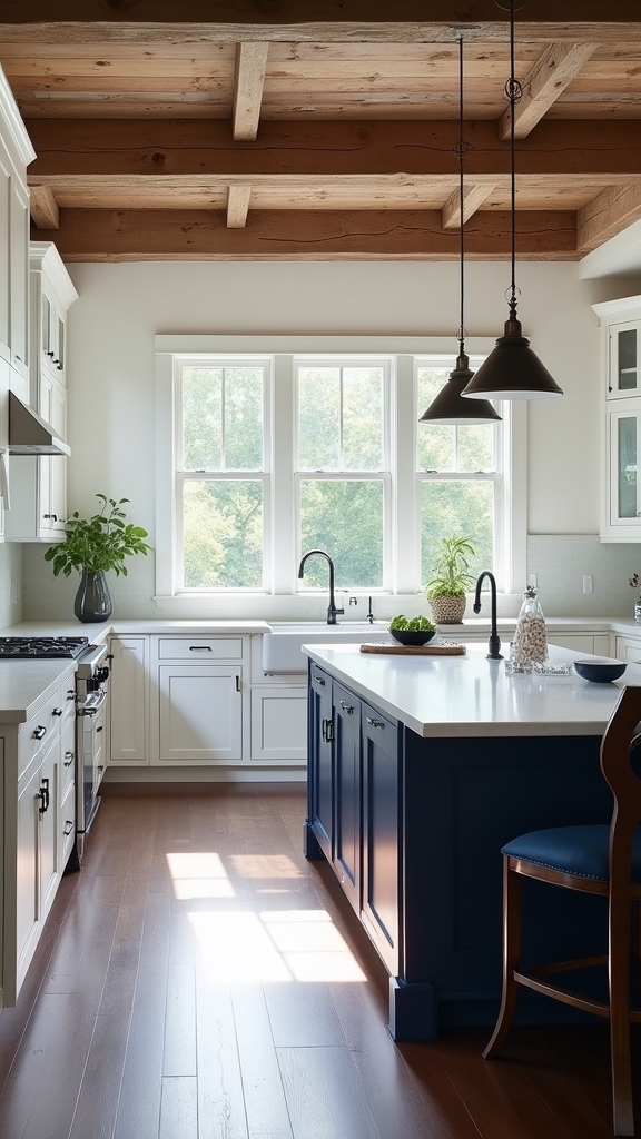 rustic warmth navy elegance