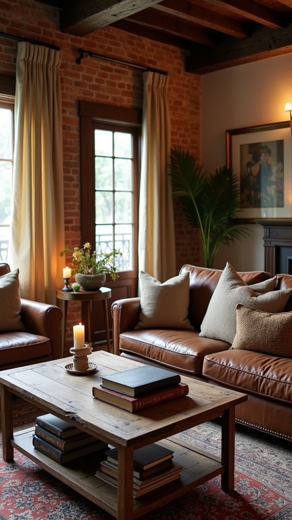 rustic warmth with modern comfort