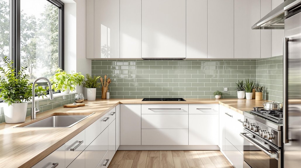 sage kitchen backsplash ideas