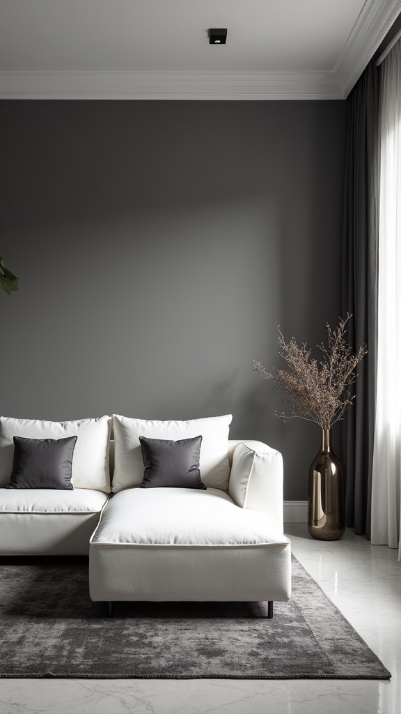 saturated grey sophistication contrast