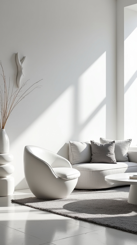 sculptural furniture enhances aesthetics