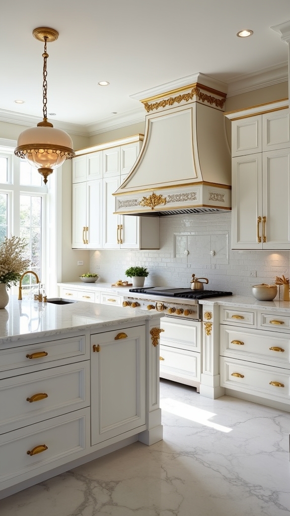 sculptural range hood elegance
