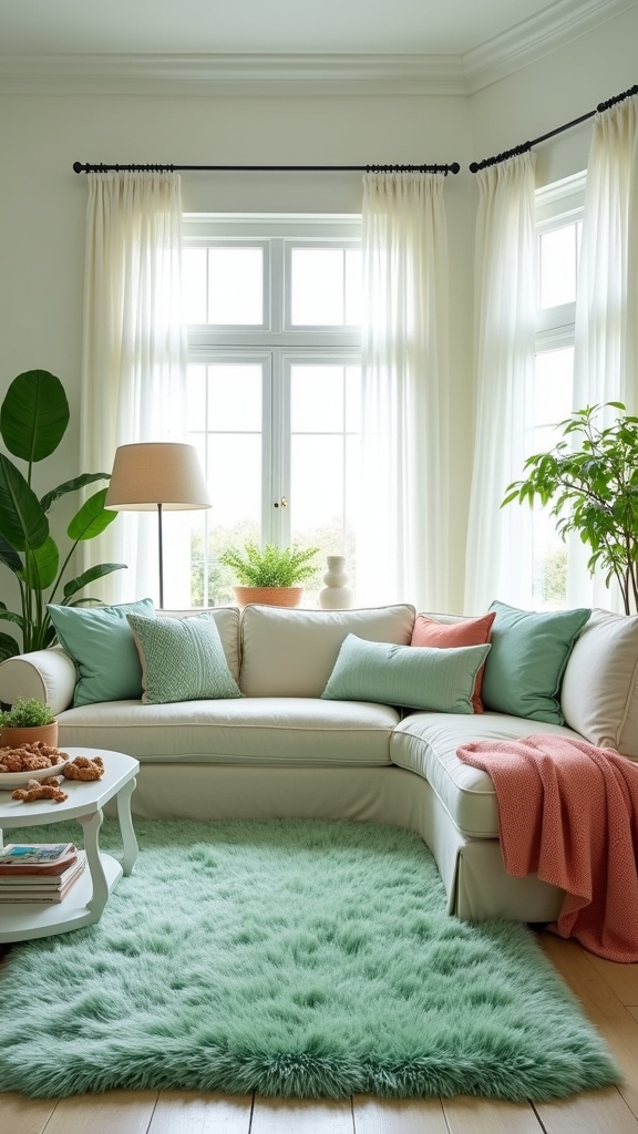 seafoam green rug harmony