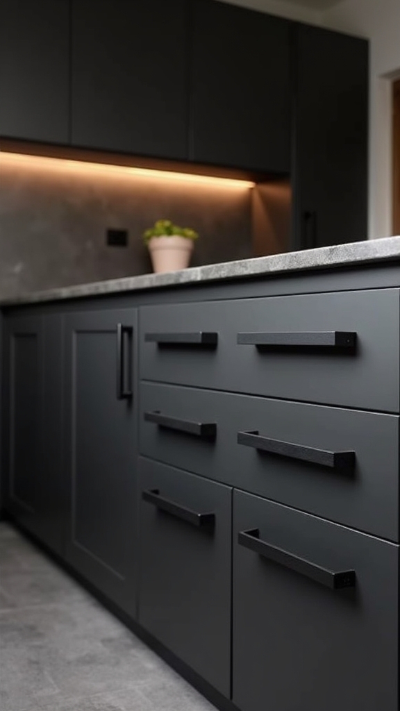 seamless minimalist kitchen design