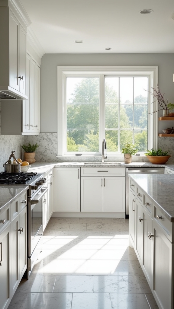 seamless white cabinetry elegance