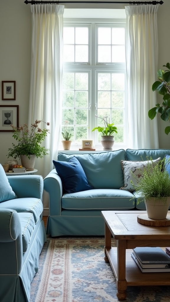 serene country inspired interiors