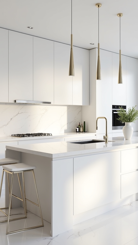 serene minimalist kitchen design