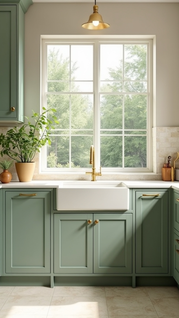 serene sage green palette