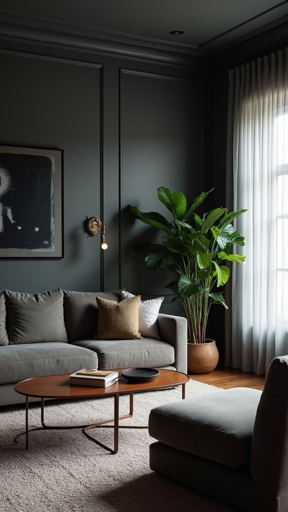 sheer curtains enhance visual softness