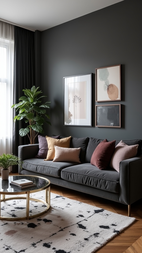 slate gray warmth contrast