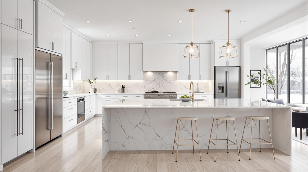 sleek and sophisticated kitchens