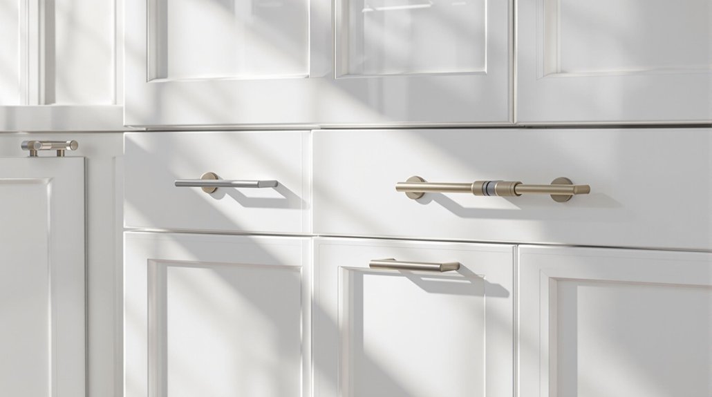 sleek and stylish kitchen handles