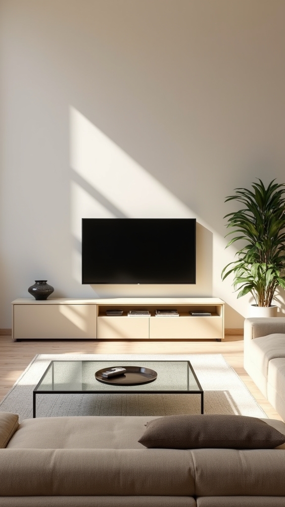 sleek beige storage solution