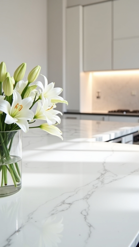 sleek durable quartz countertops