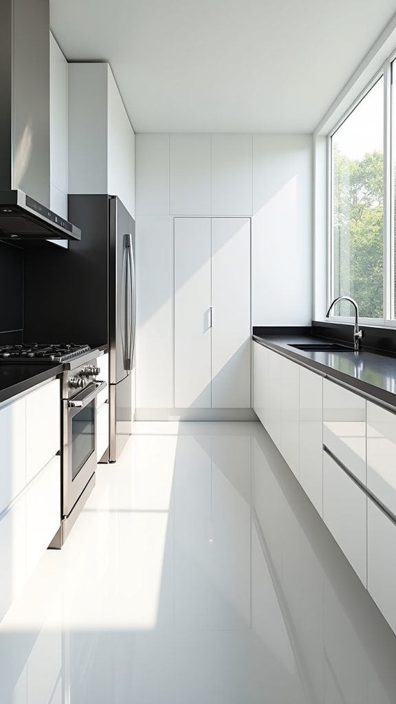 sleek durable stainless steel