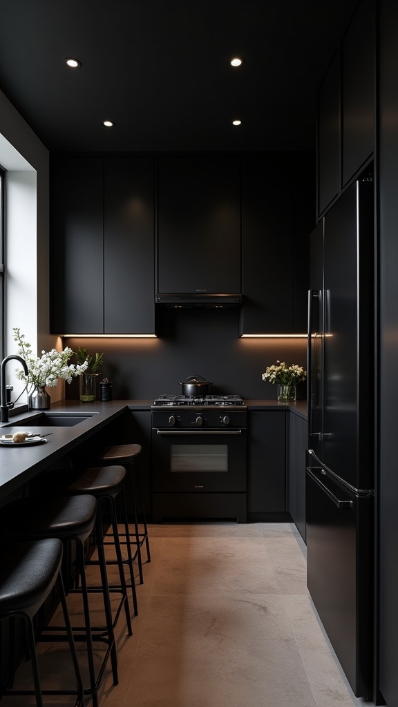 sleek modern kitchen elegance